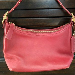 COACH 9844 VINTAGE RED LEATHER